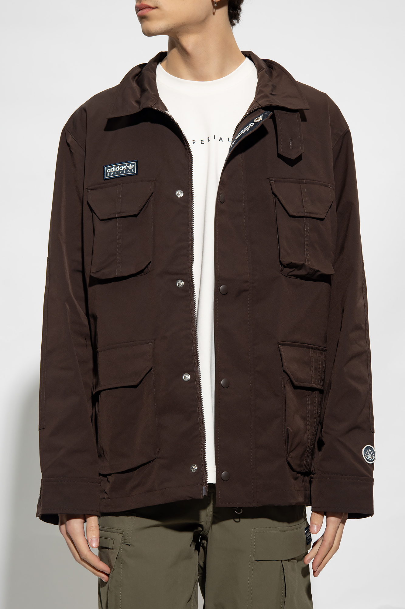 Brown 'Spezial' collection jacket ADIDAS Originals - Vitkac Canada